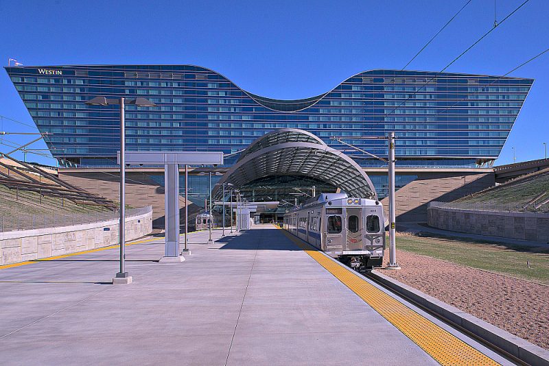 Light Rail Connects Denver International Airport To Downtown 