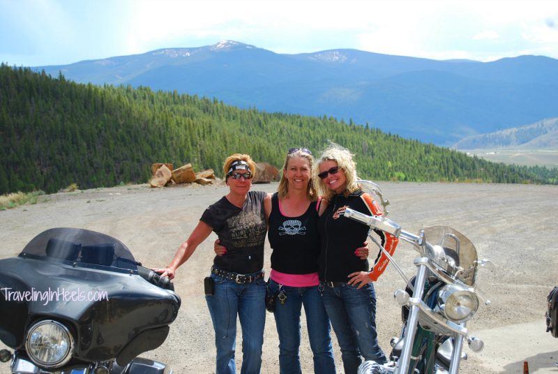 Motorcycle road trip from Telluride over Monarch Pass with my two BFFs.