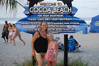 Journey & Aunt Nana at Cocoa Beach