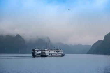 Budget travel guide to Vietnam includes a visit to Ha Long Bay.