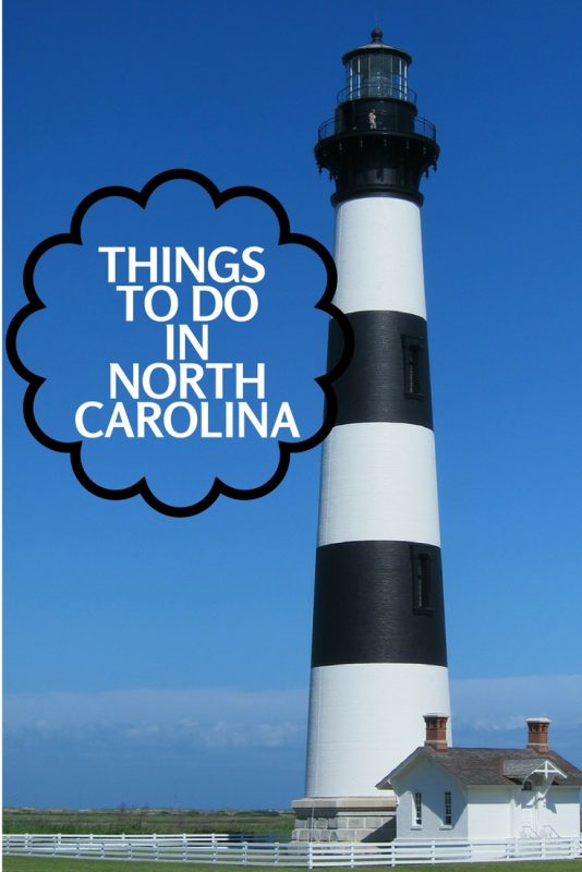 Things to do in North Carolina, include climbing a lighthouse to visiting national parks.
