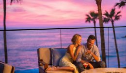Book your romantic getaway and get a great deal with this Black Friday Cyber Monday Travel Deals. Photo credit: Surf and Sand Resort, Laguna Beach, California.