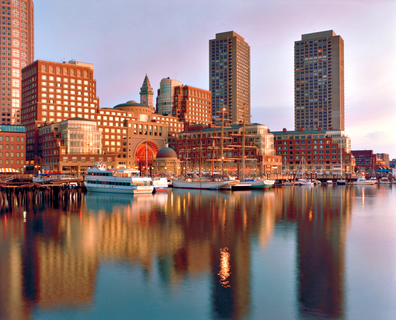 And then there's the view like this one from the historic Boston Harbor Hotel at Rowes Wharf. Photo credit: Boston Harbor Hotel