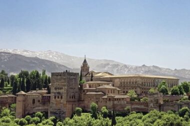 Alhambra, palace and fortress of the Moorish monarchs of Granada, Spain. #granadaspain #spain