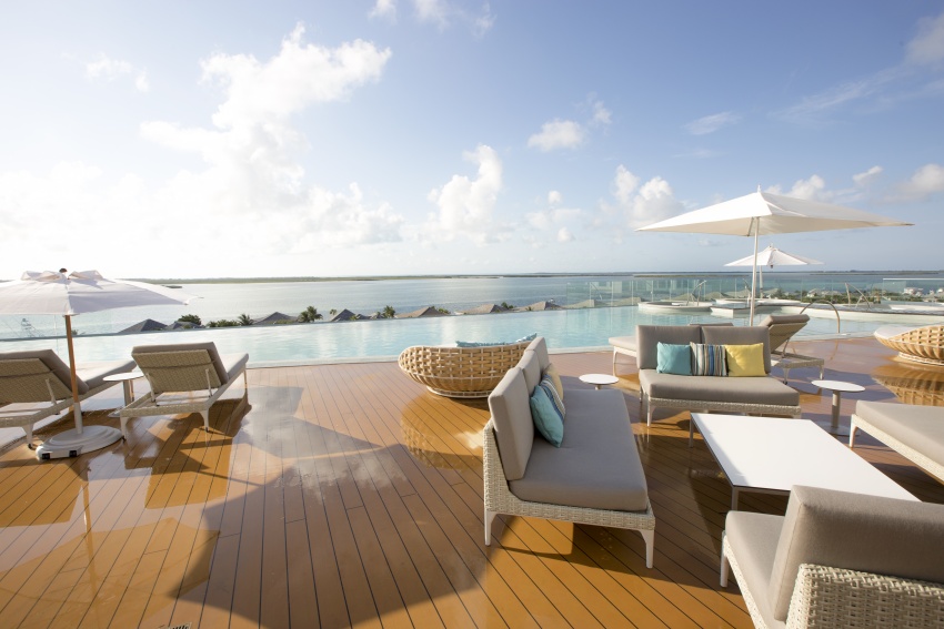 This infinity pool is just of the reasons the Resorts World Bimini is unlike any other resort in the Bahamas.