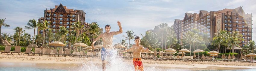 Beach vacation in Hawaii AND Disney. Yes you can at the Aulani Resort & Spa on Oahu. 