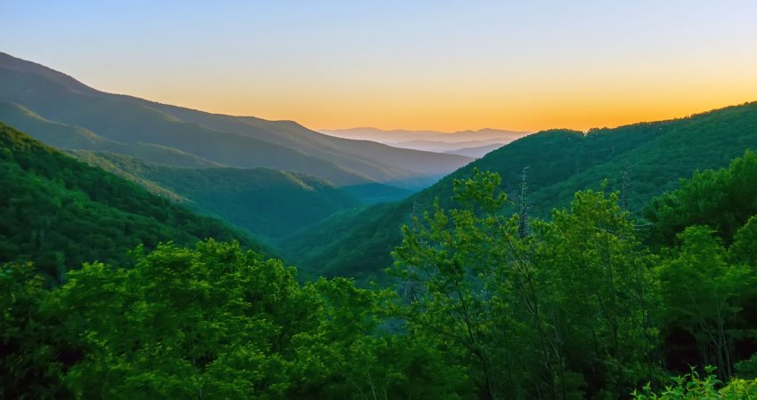 Take in the view of the Blue Ridge Mountains with cabin rentals for your family vacation.