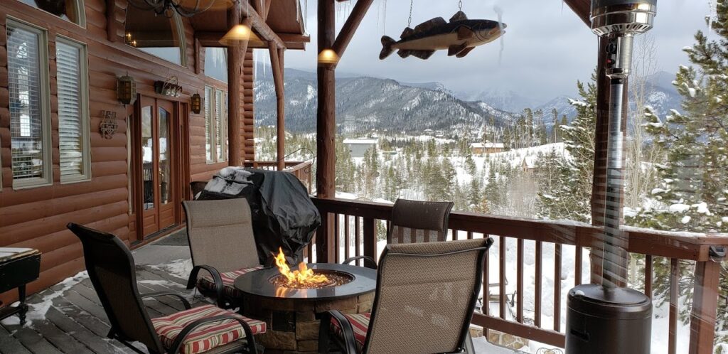 Yes, it is all about the view at The Overlook Grand Lake, one of the amazing cabin rentals available in the Rocky Mountains of Colorado.