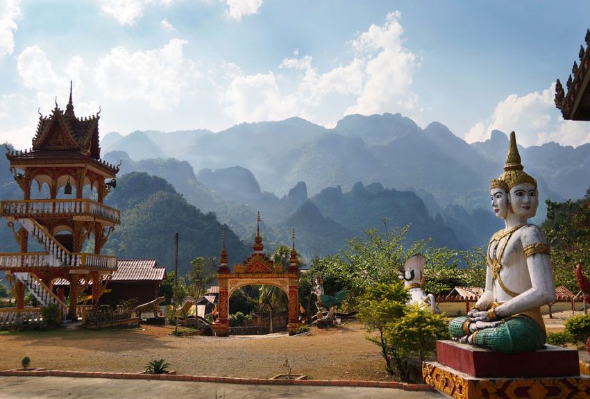 One of the best places to travel in Southeast Asia is Laos, a country known for mountainous terrain, French colonial architecture, hill tribe settlements, and Buddhist monasteries.