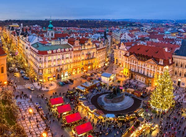 Christmas market at Prague’s Old Town Square