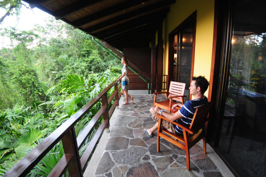 Ah, the views from the Rainforest Room. Photo: Tabacon Thermal Resort & Spa