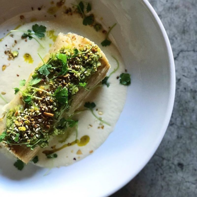 Spinach tamale only at this downtown LA restaurant. Photo: Broken Spanish