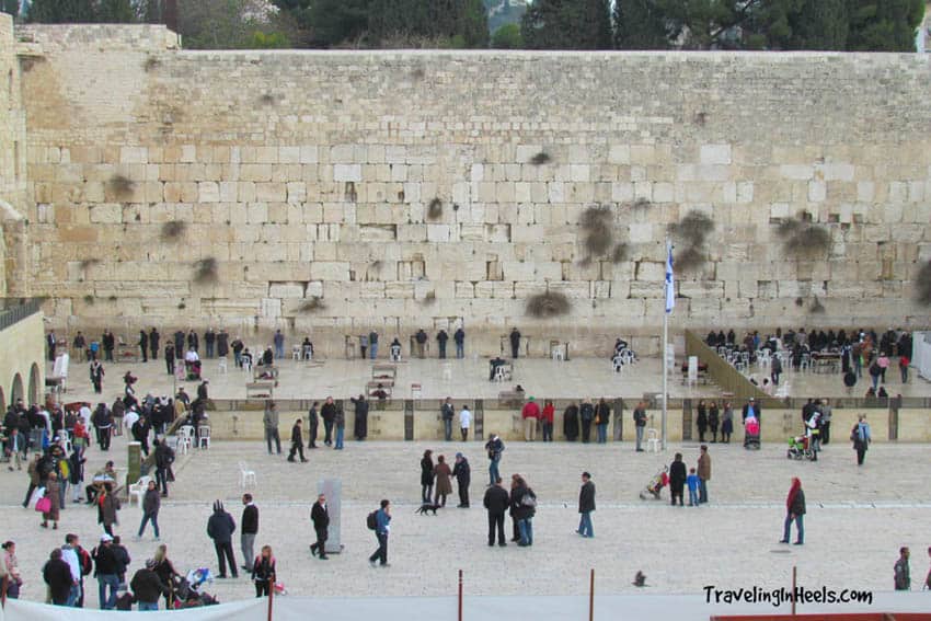 The Western Wall, or “Wailing Wall”, is the most religious site in the world for the Jewish people, located in the Old City of Jerusalem.