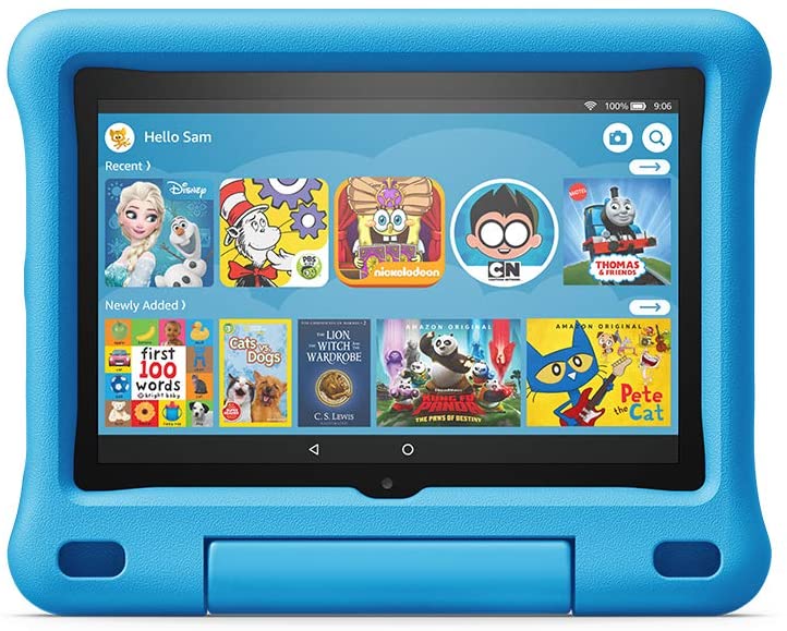 Keep the kids entertained on long road trips with their own Kindle Fire. Photo: Amazon