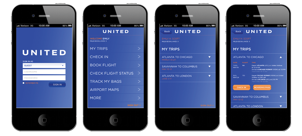 For me, one of the best travel apps 2020 is Unite Airlines, as the app also includes free onboard entertainment. 