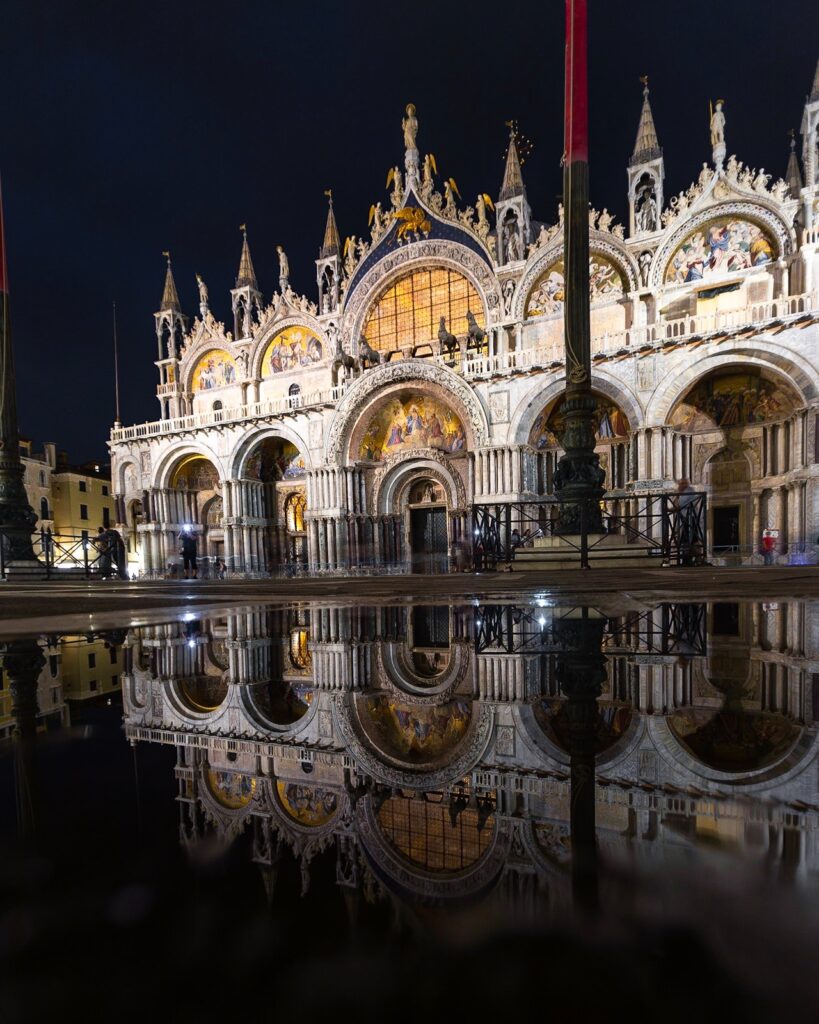 St Mark's Basilica is the most famous of Venice's churches and one of the best  examples of Italo-Byzantine architecture.