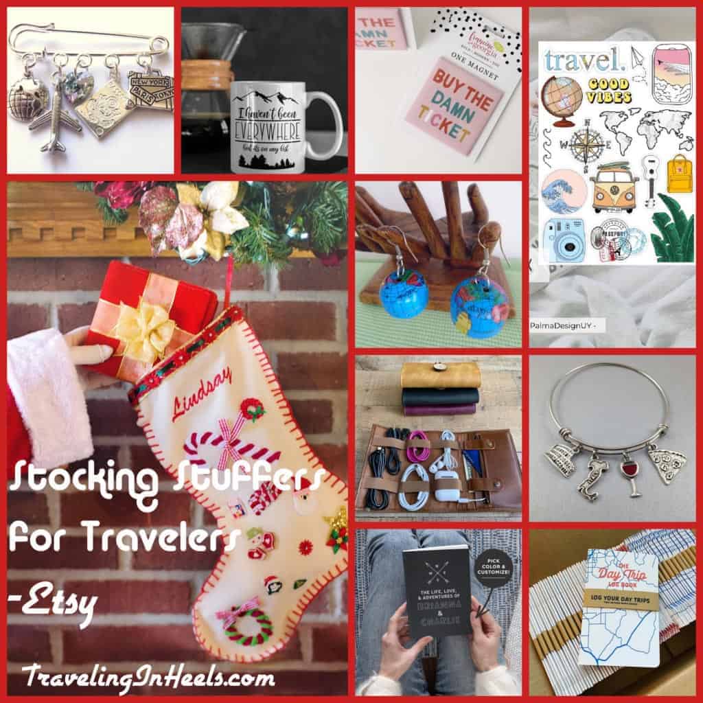 For inspiration for stocking stuffers for travelers, shop Etsy's holiday gift guides. Photo: Etsy