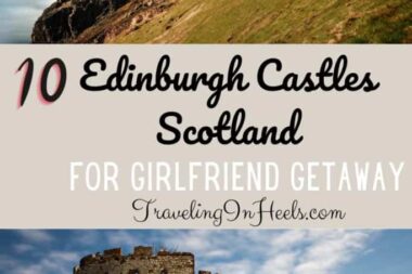 The perfect girlfriend getaway! Take your besties to visit Edinburgh Castles in Scotland! #edinburghcastles #castlesinscotland #edinburghhotelcastles #scotlandvacation