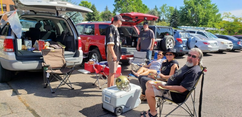 A cooler is one of the first things we pack for any family road trip - and also for tailgating!