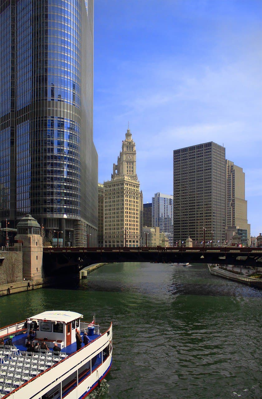 One of the fun things to do in Chicago is book a river cruise. 